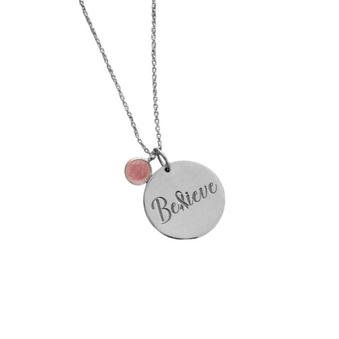 Colgante Believe Plata