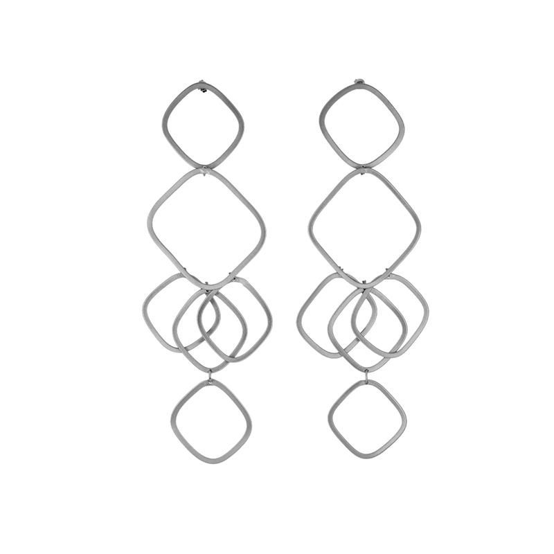 Pendientes Chiara Plata