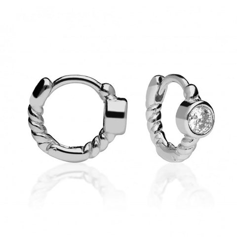 Pendientes Amber Plata