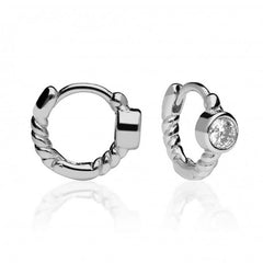 Pendientes Amber Plata