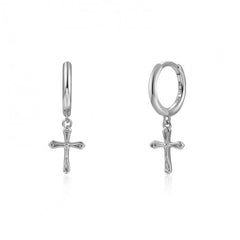 Pendientes Aro Crux Plata