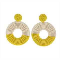 Pendientes Bombai Amarillo