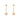 Pendientes Linx Oro