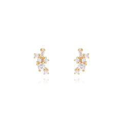 Pendientes Grisy Oro