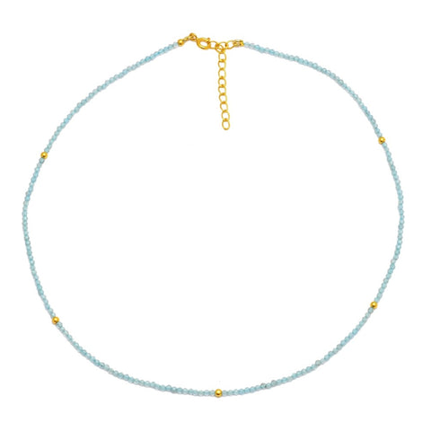 Collar Aguamarina
