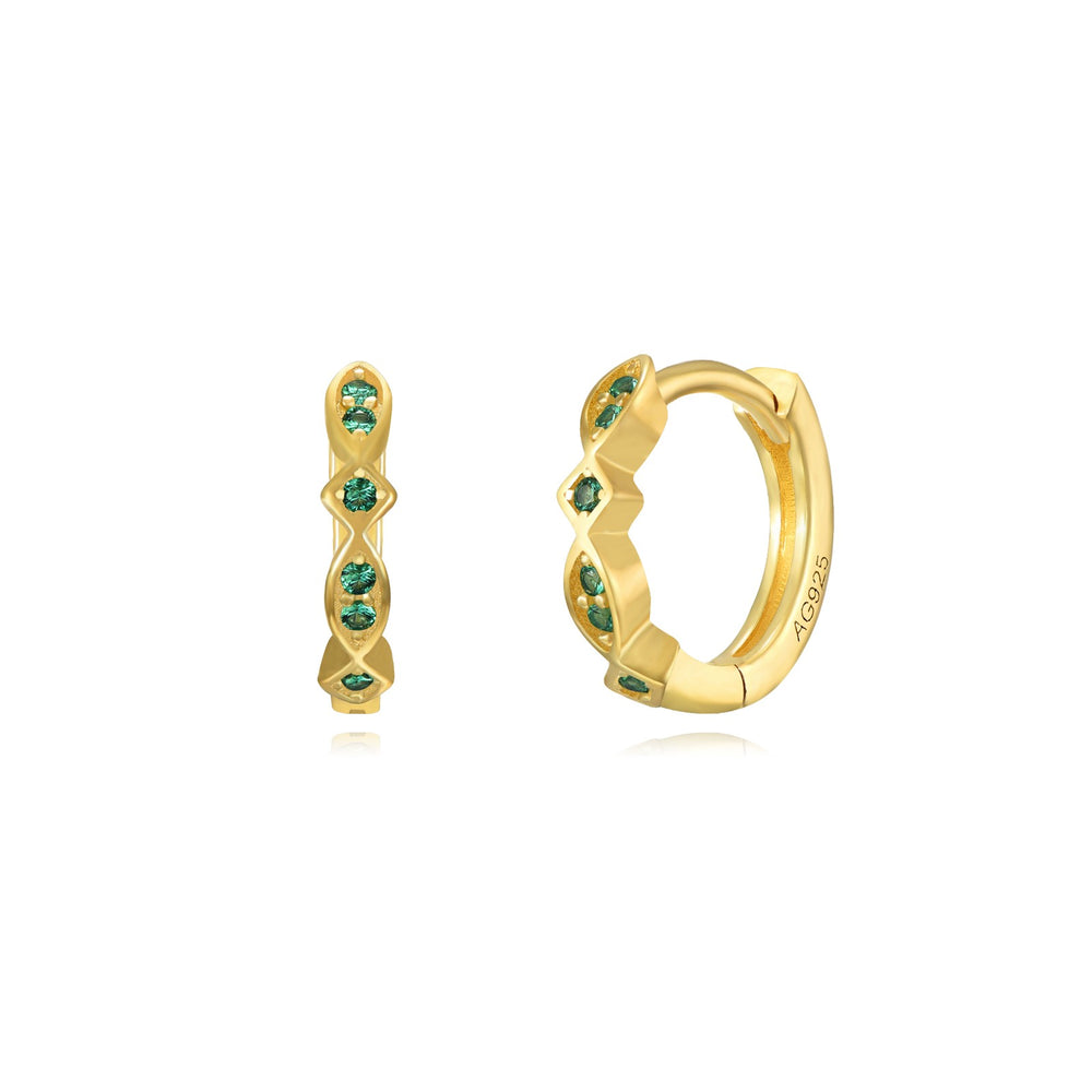 Pendientes Aro Loreto Green