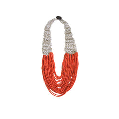 Collar Coco  Naranja