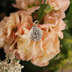 Escapulario del Carmen Plata