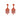 Pendientes Coral Caye