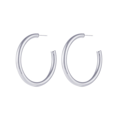 Pendientes Aro Fernanda 50mm Plata