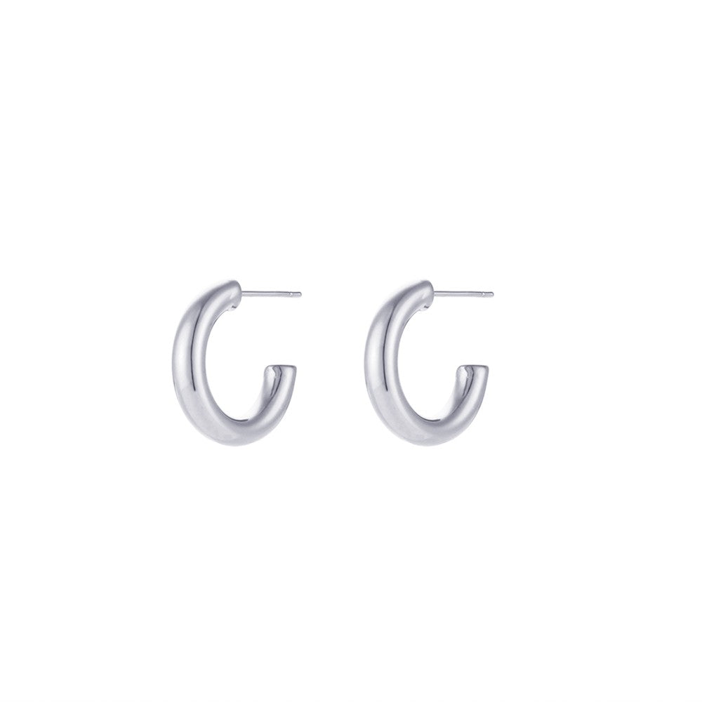 Pendientes Aro Fernanda 20mm Plata