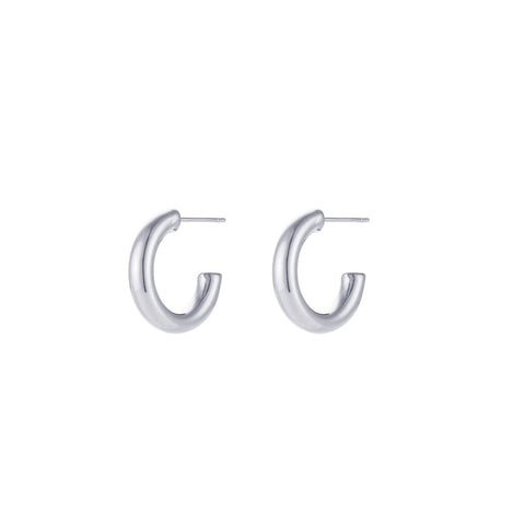 Pendientes Aro Fernanda 20mm Plata