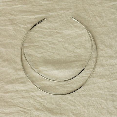 Choker Luna Plateado
