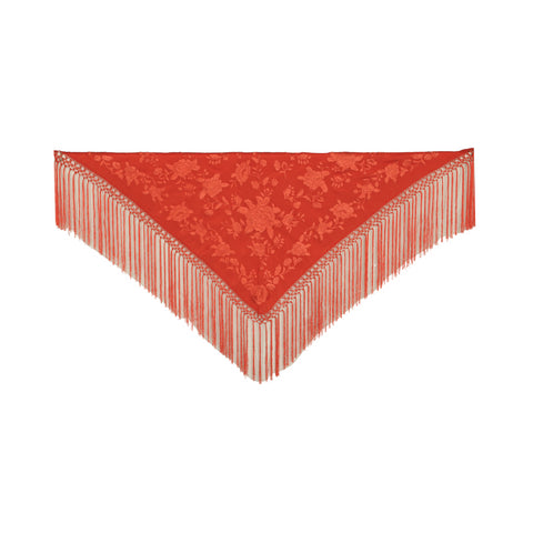 Mantón Manuela Liso Coral