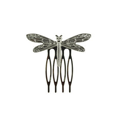 Peina Libélula Plateada