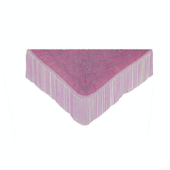 Mantón Carmela Liso Malva