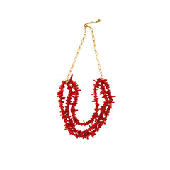 Collar Triple Coral