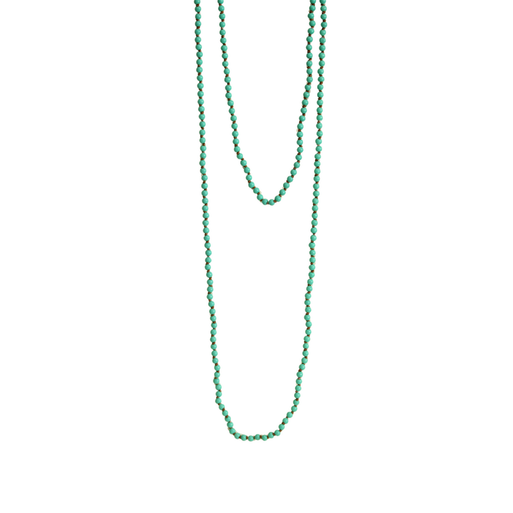 Collar Cherry Turquesa
