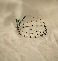 Choker Pearl Lidia Blue