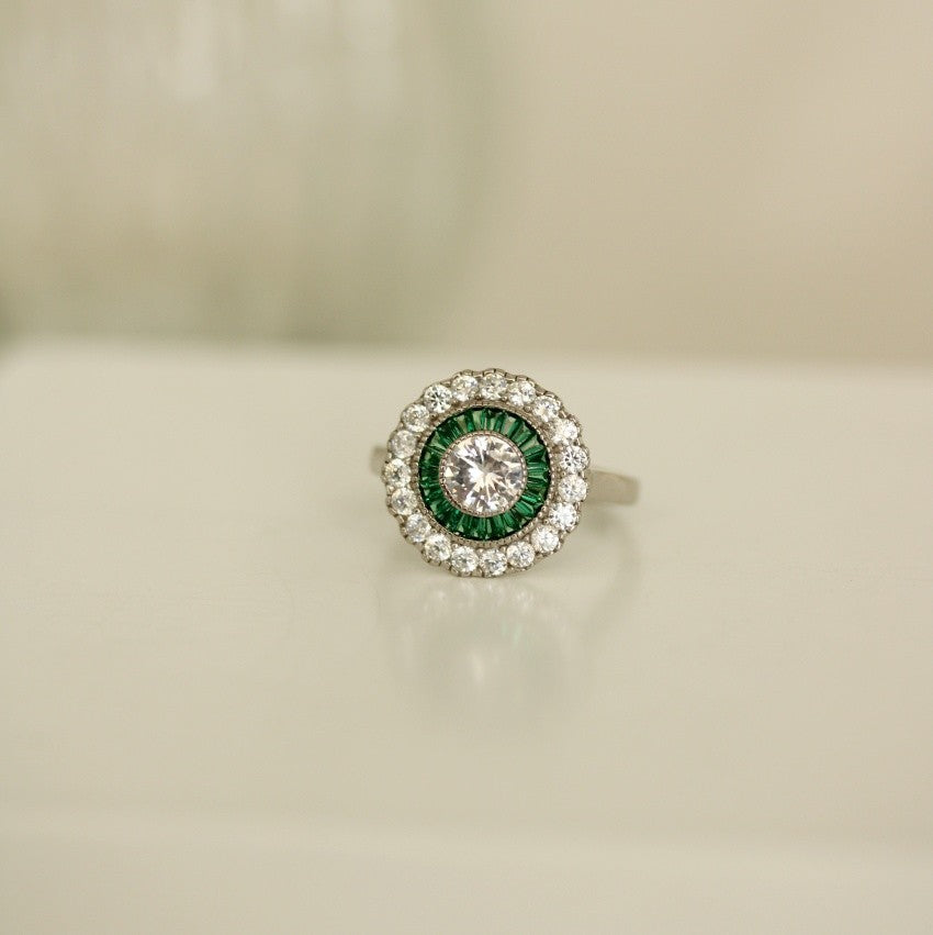 Anillo Camille Esmeralda