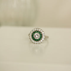 Anillo Camille Esmeralda