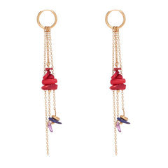 Pendientes Dasa Mineral Coral