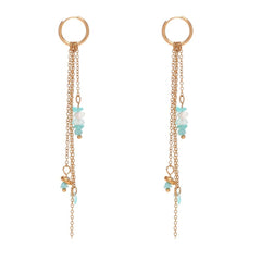 Pendientes Dasa Mineral Azul