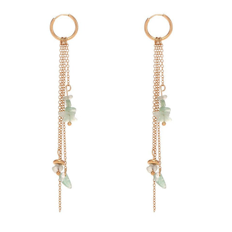 Pendientes Dasa Mineral Verde