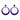 Pendientes Aro Flamenca Morado