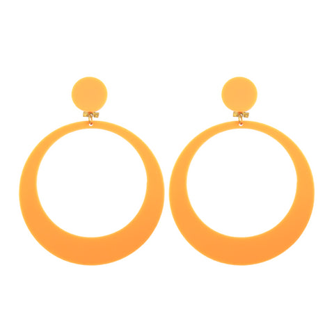 Pendientes Aro Flamenca Naranja