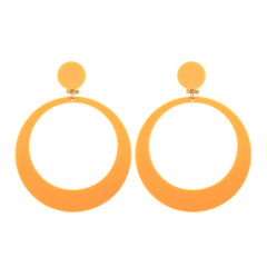 Pendientes Aro Flamenca Naranja
