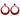 Pendientes Aro Flamenca Burdeos