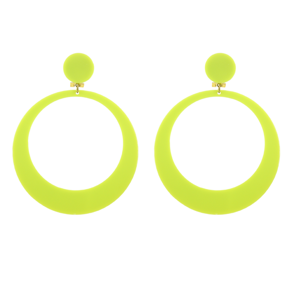 Pendientes Aro Flamenca Lima