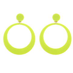 Pendientes Aro Flamenca Lima