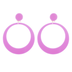 Pendientes Aro Flamenca Malva