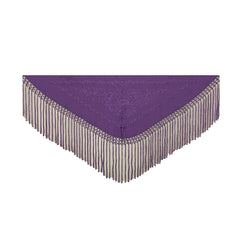 Mantón Begoña Morado Liso