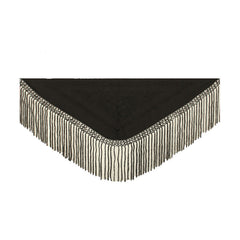 Mantón Begoña Negro Liso