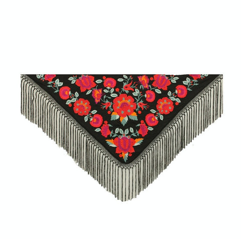 Mantón Casilda Negro