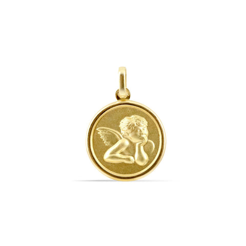 Medalla Angel de la Guarda Oro 18 Kilates