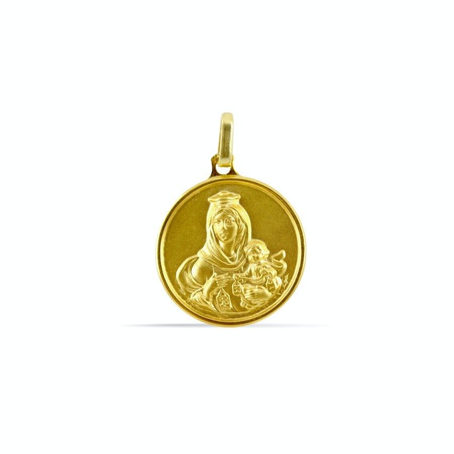 Medalla Virgen del Carmen Oro 18 kilates