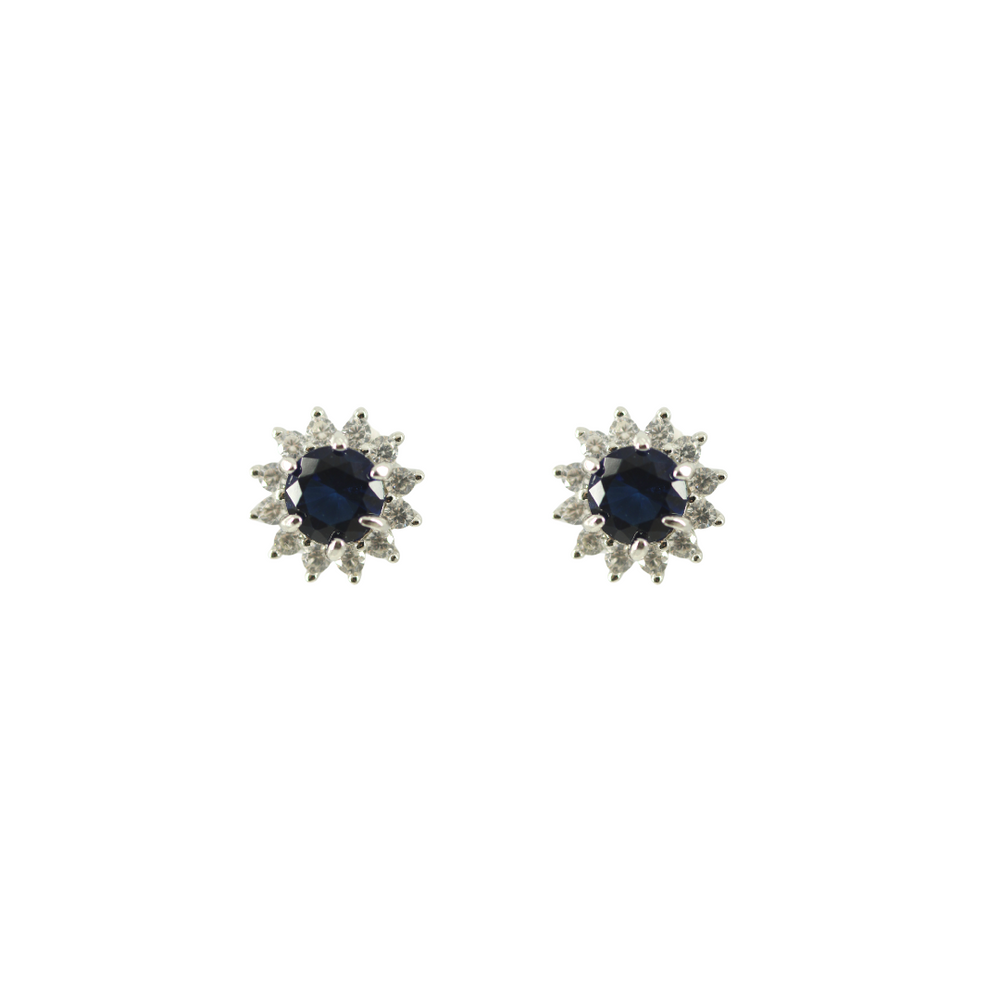 Pendientes Diana Zafiro