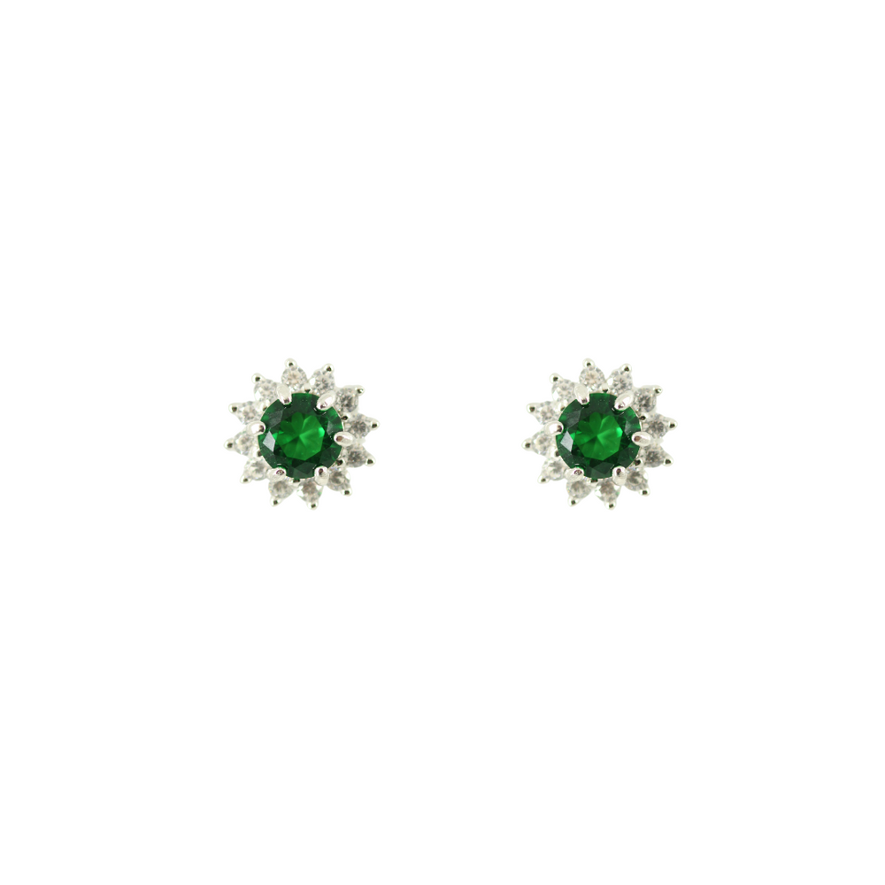 Pendientes Diana Esmeralda