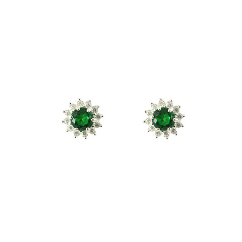Pendientes Diana Esmeralda