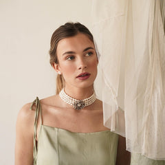 Gargantilla Felipa Perlas