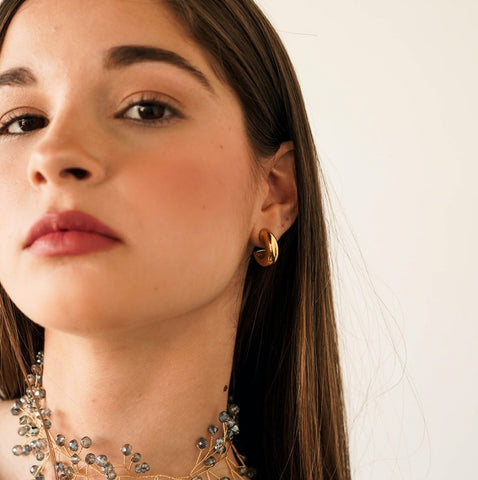 Pendientes Aros Nicolle Oro