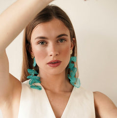 Pendientes Bignonia Azul