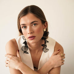 Pendientes Bignonia Negro