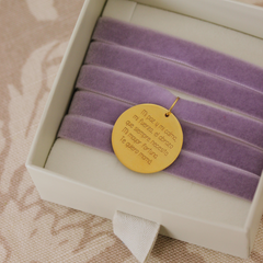 Medalla Frase Personalizada 25mm Oro