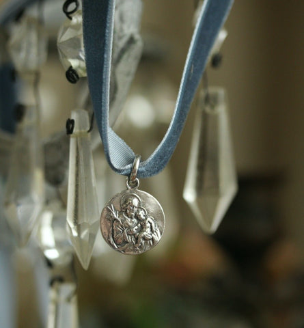 Medalla de San José Plata