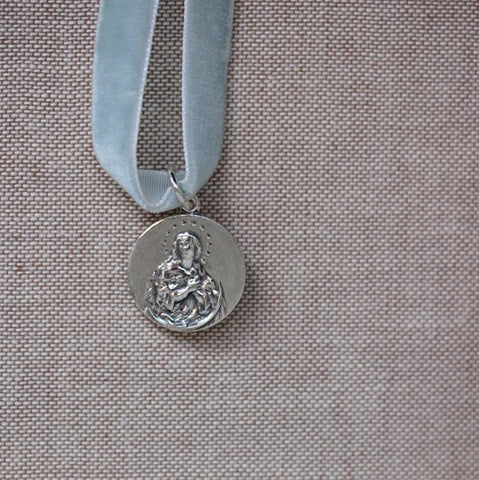 Medalla Virgen Purísima Plata